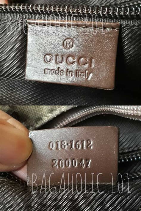 how to authenticate gucci bag serial number|how to tell if gucci bag is real.